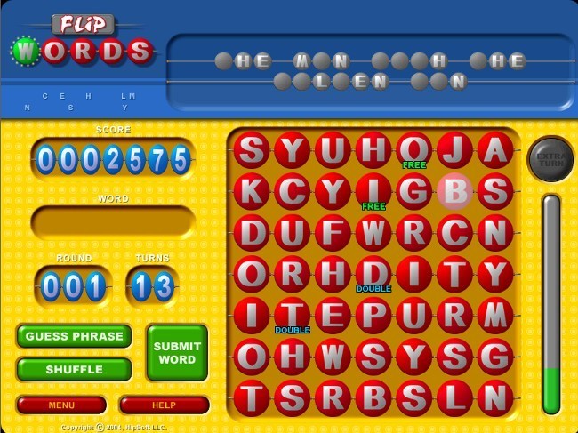 flip words game