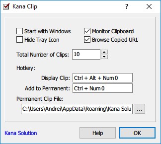 Kana Clip - Screenshot #1