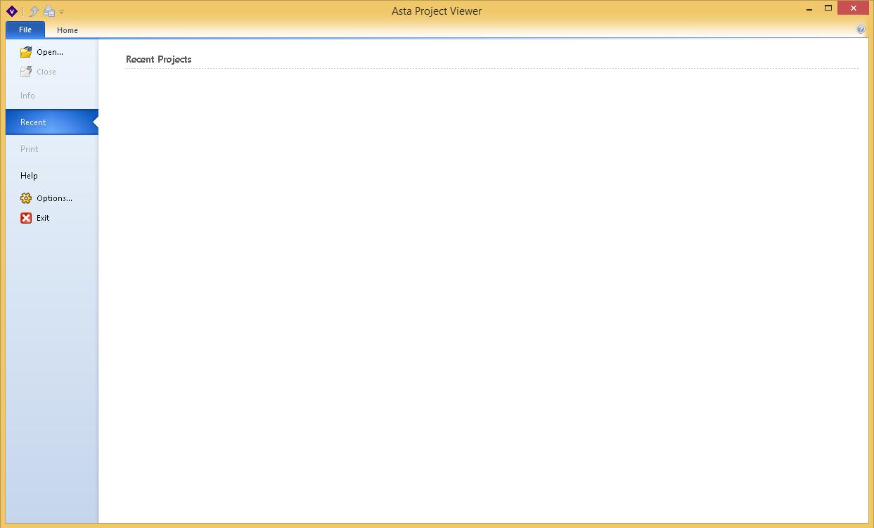 Asta Project Viewer - Screenshot #1