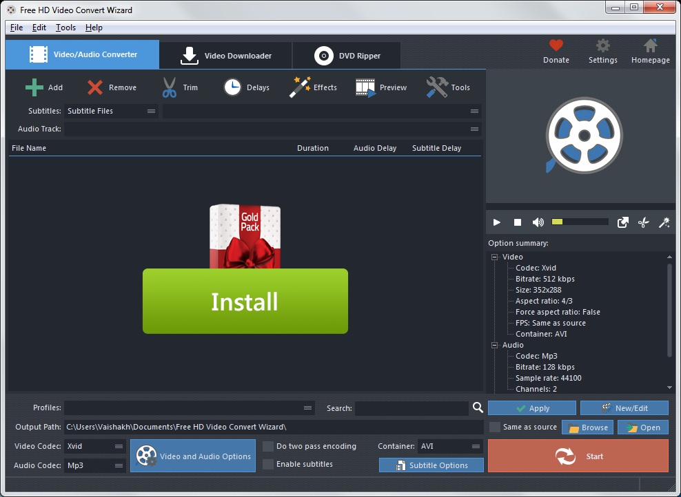 Free HD Video Convert Wizard latest version - Get best Windows software