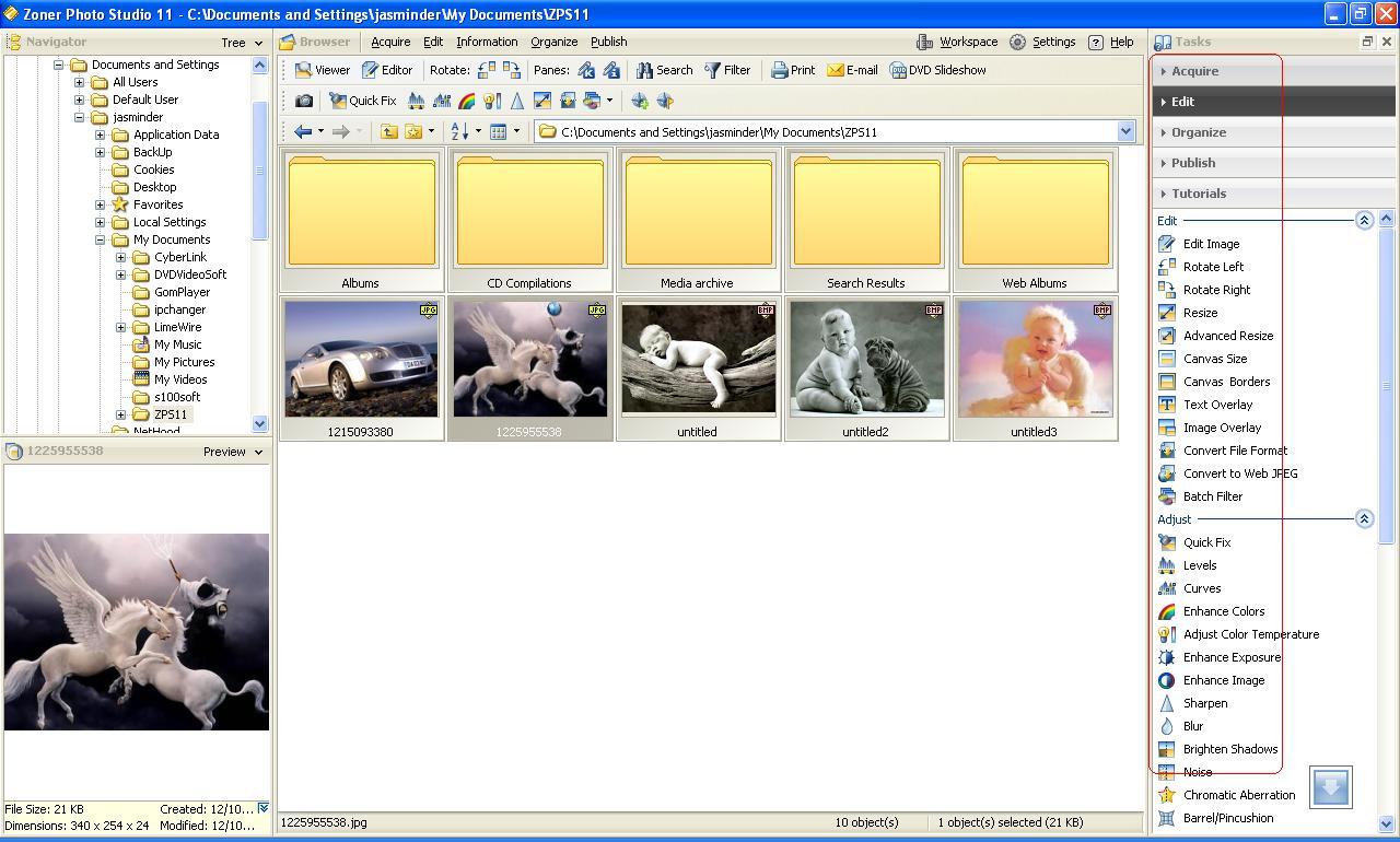 Zoner Photo Studio X - Screenshot #29