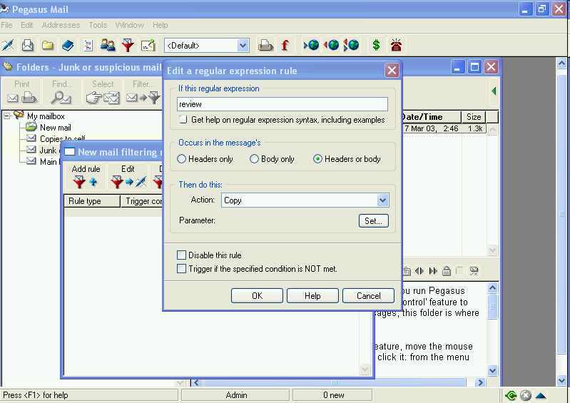 Pegasus Mail - Screenshot #3