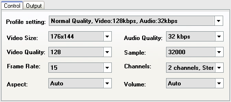 A123 AVI MPEG WMV ASF MOV FLV to 3GP Converter - Screenshot #2
