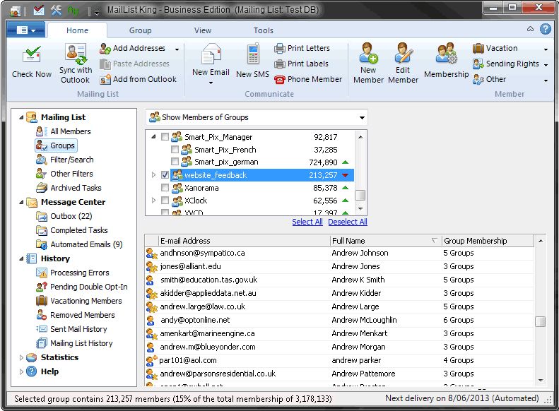 MailList King latest version Get best Windows software