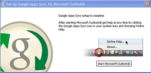 google apps sync for outlook 2016 stop sync
