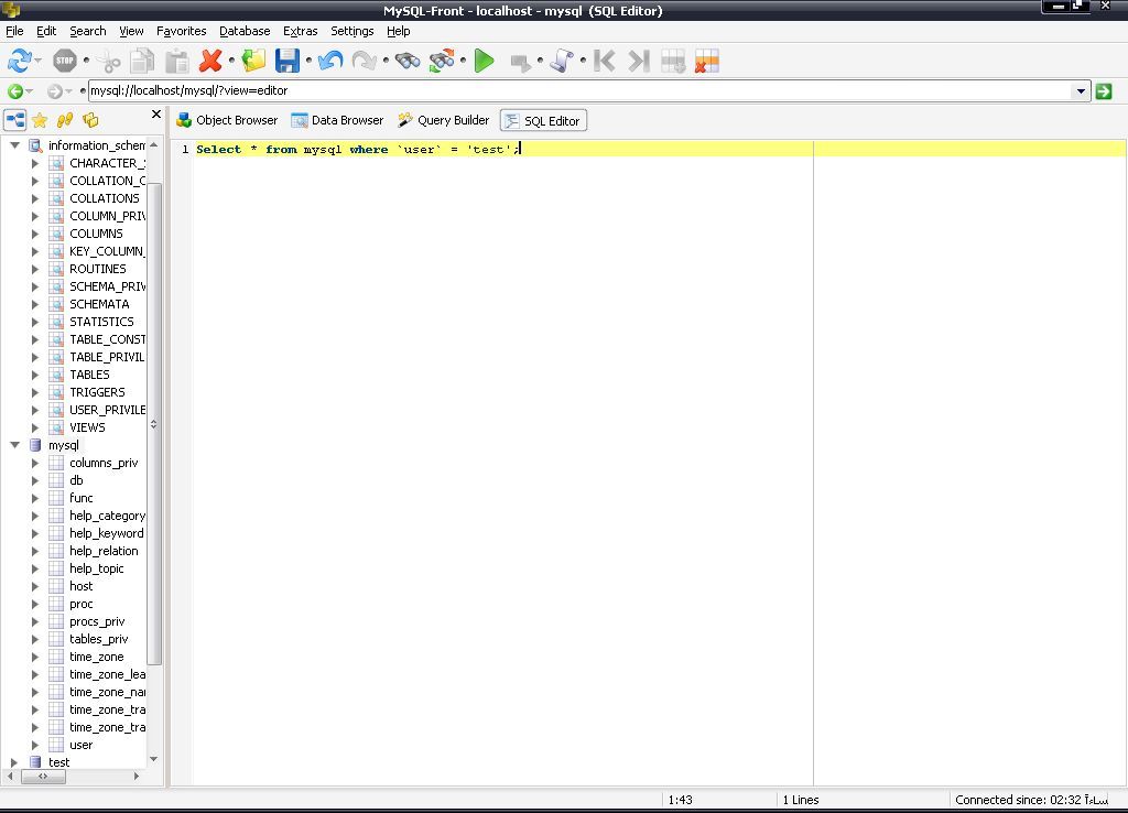 MySQL-Front - Screenshot #15