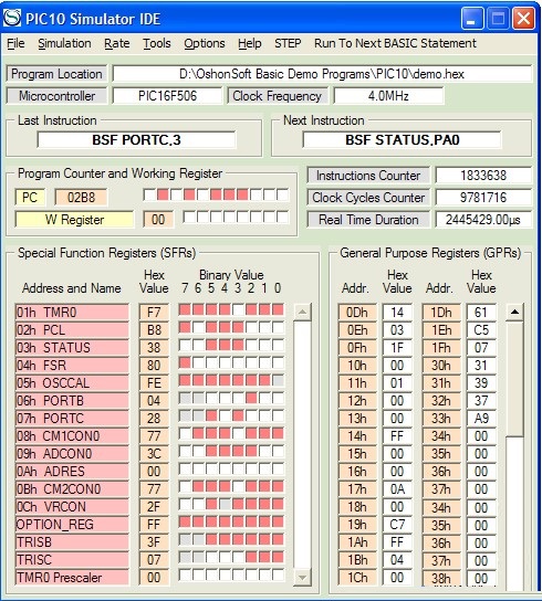 PIC10 Simulator IDE latest version - Get best Windows software