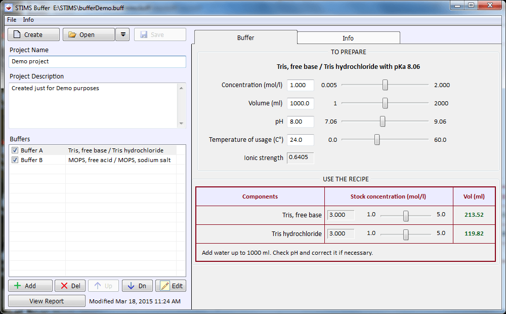 STIMS Buffer - Screenshot #1