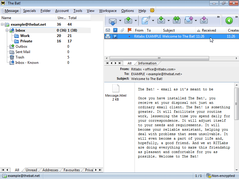 The Bat! - Screenshot #4
