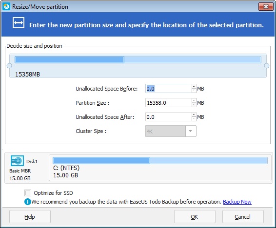 EASEUS Partition Master Unlimited Edition - Screenshot #3