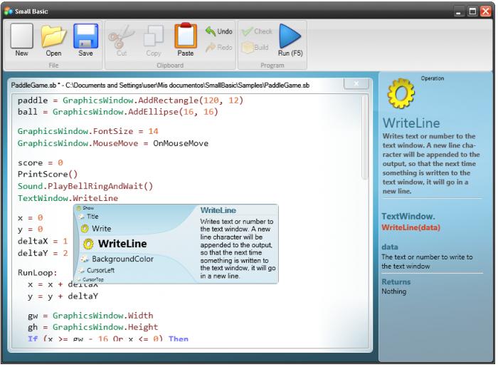 Microsoft Small Basic - Screenshot #2