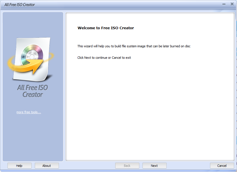 All Free ISO Creator - Screenshot #2