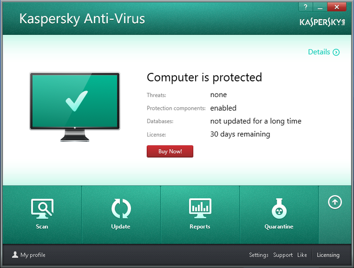 Kaspersky Anti-Virus - Screenshot #4