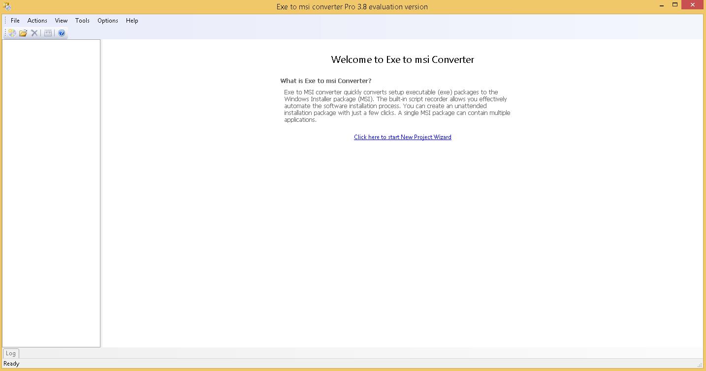 Exe to msi Converter Pro - Screenshot #2