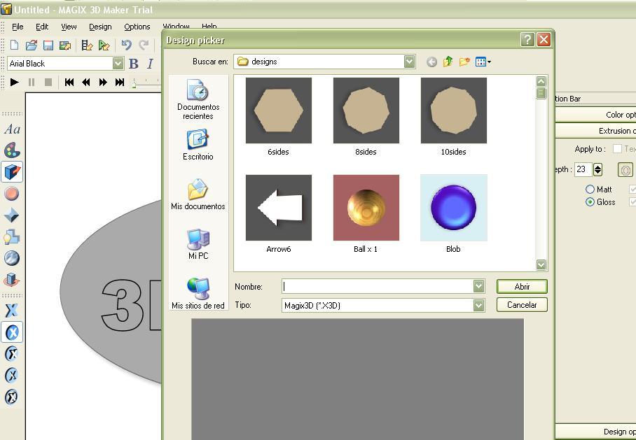 MAGIX 3D Maker Trial - Screenshot #2