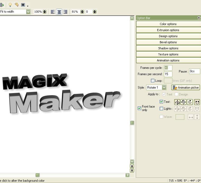 MAGIX 3D Maker Trial - Screenshot #1