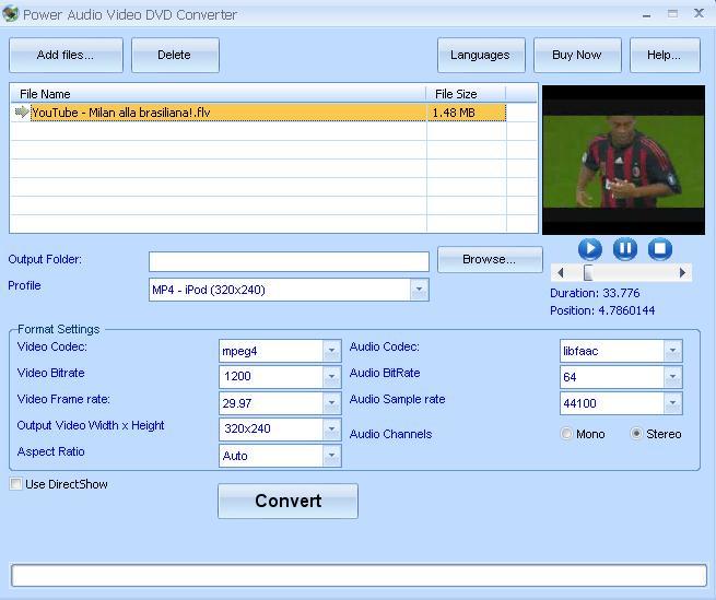 Power Audio Video DVD Converter - Screenshot #8
