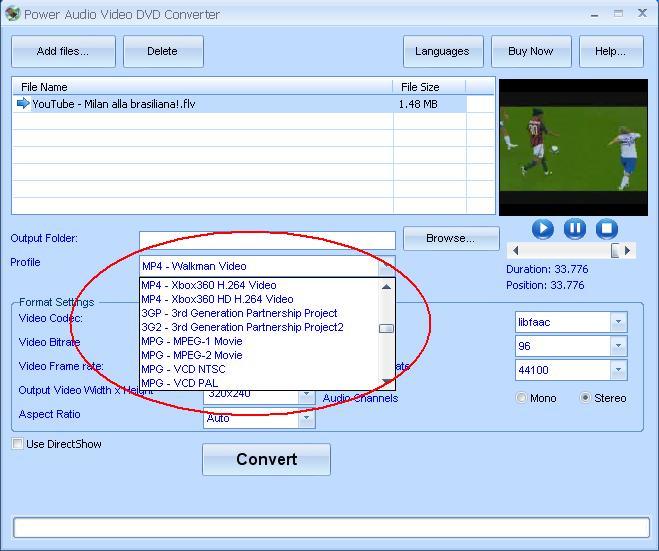 Power Audio Video DVD Converter - Screenshot #6
