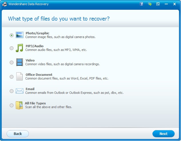Wondershare Data Recovery - Screenshot #7