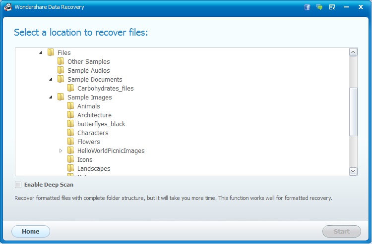 Wondershare Data Recovery - Screenshot #2
