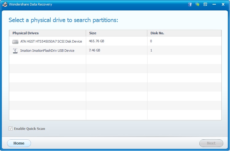 Wondershare Data Recovery - Screenshot #1