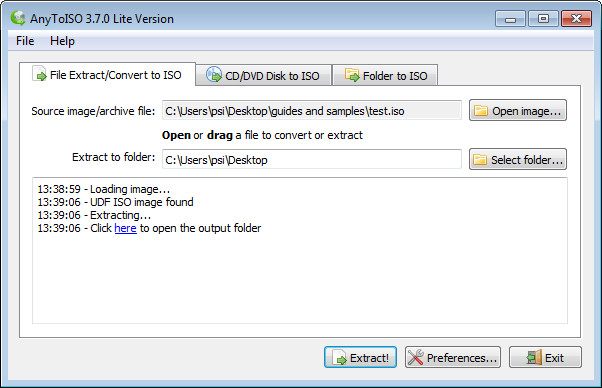 AnyToISO - Screenshot #1