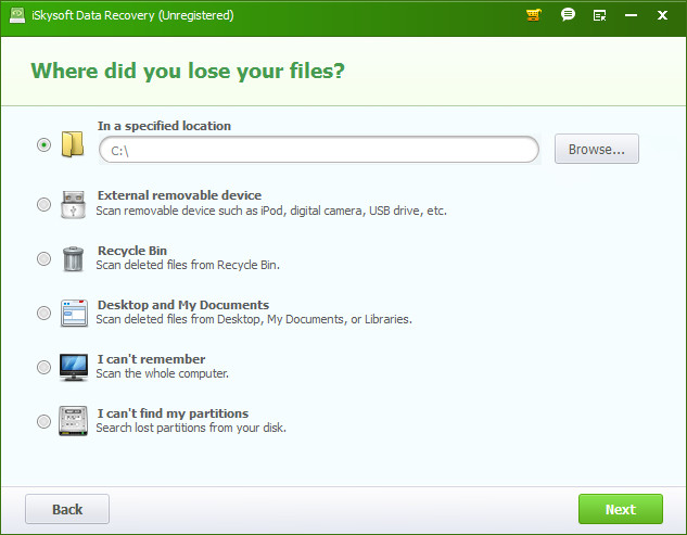 iSkysoft Data Recovery - Screenshot #9