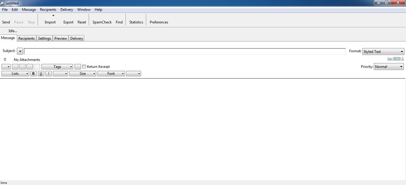 MaxBulk Mailer - Screenshot #1