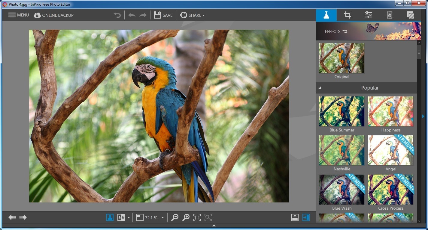 InPixio Photo Editor - Screenshot #3