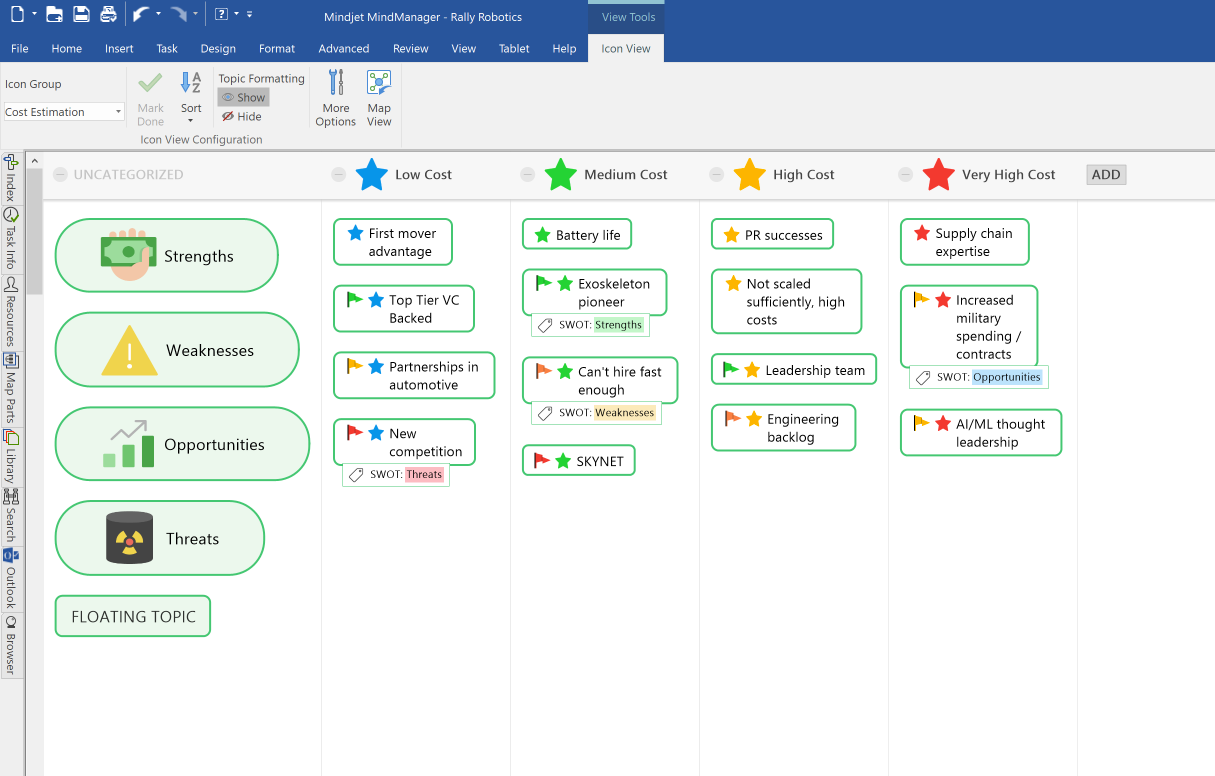 Mindjet MindManager - Screenshot #1