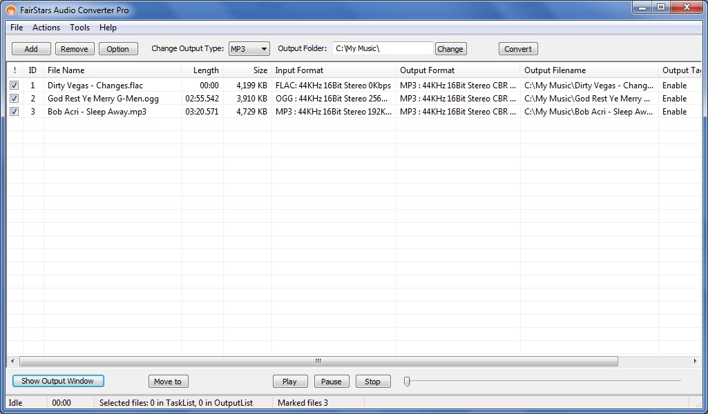 FairStars Audio Converter Pro - Screenshot #7