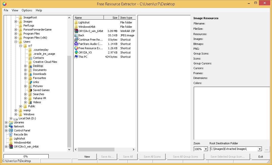 Free Resource Extractor download for free SoftDeluxe