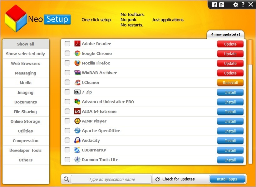 NeoSetup Updater - Screenshot #4
