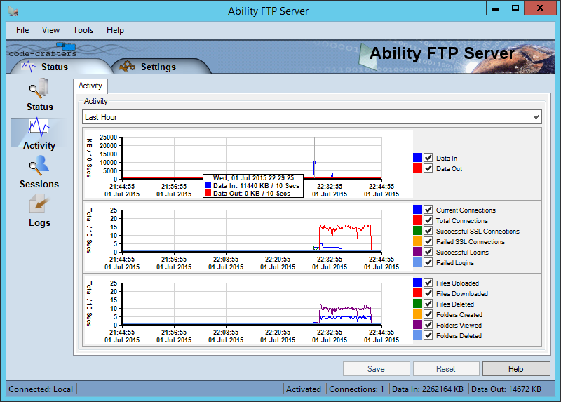 Ability FTP Server - Screenshot #1