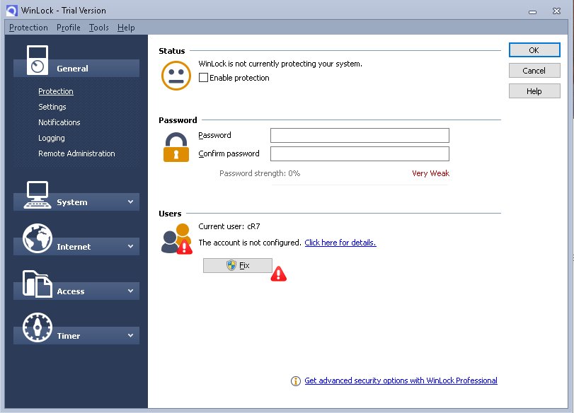 WinLock - Screenshot #5