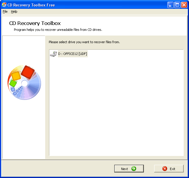 Recovery Toolbox for CD - Screenshot #5