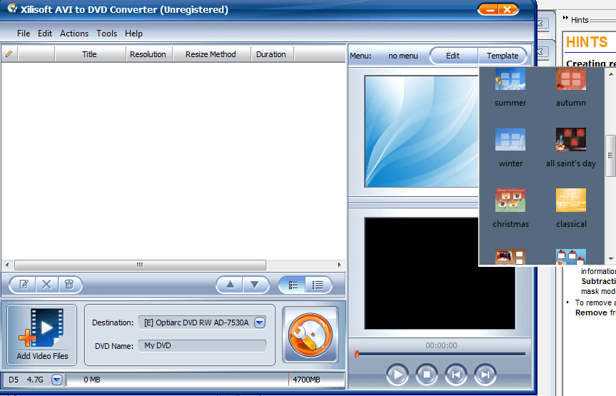 Xilisoft AVI to DVD Converter - Screenshot #11