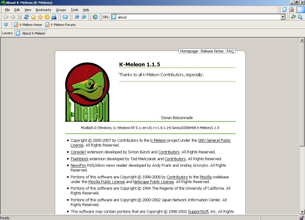 download the last version for ios K-Meleon 76.4.7 (2023.06.24)