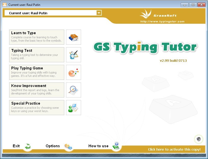 GS Typing Tutor - Screenshot #6