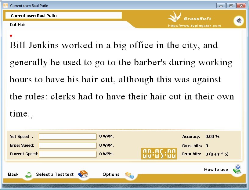 GS Typing Tutor - Screenshot #3