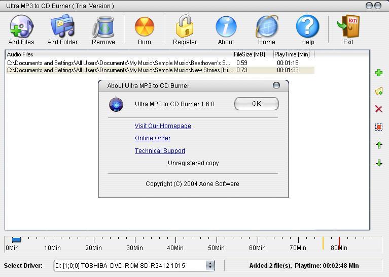 Ultra MP3 to CD Burner latest version Get best Windows software