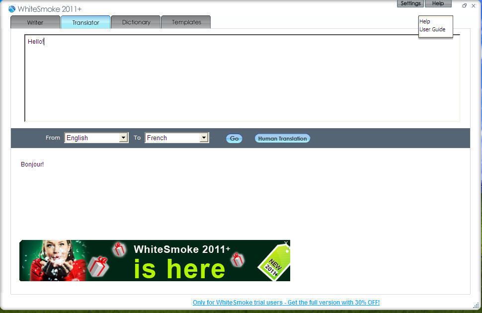 WhiteSmoke latest version - Get best Windows software