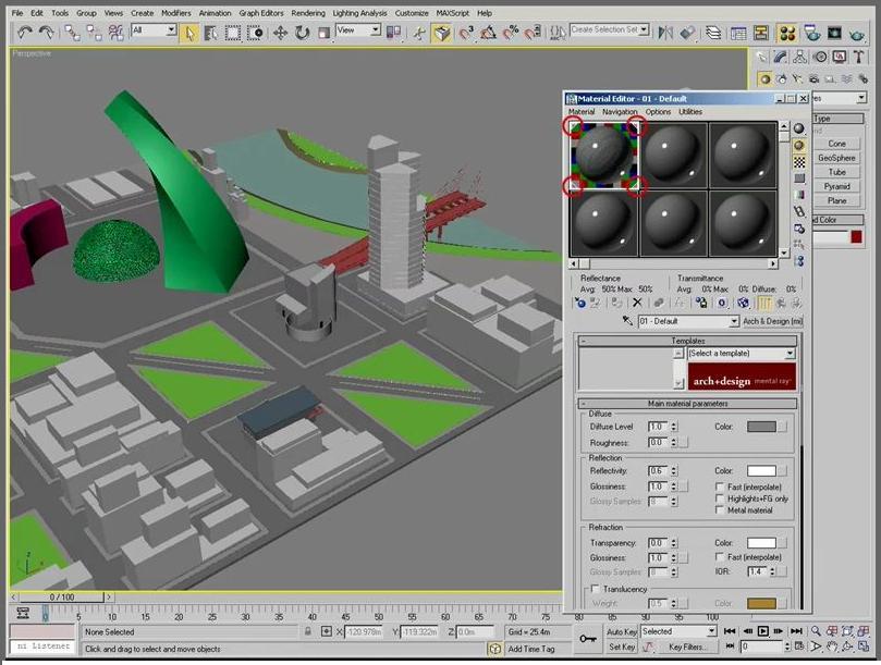 3ds max 2009 подсвечник создать