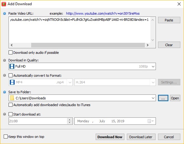 free youtube to mp4 downloader pro