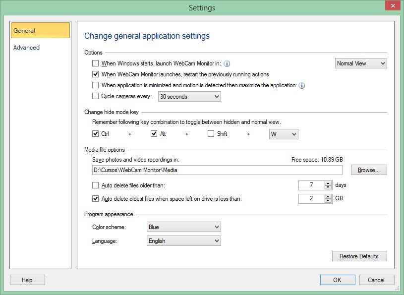 WebCam Monitor - Screenshot #4