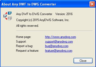 any dwf to dwg converter