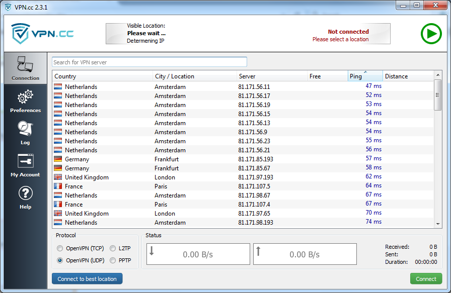 vpn.cc - Screenshot #1