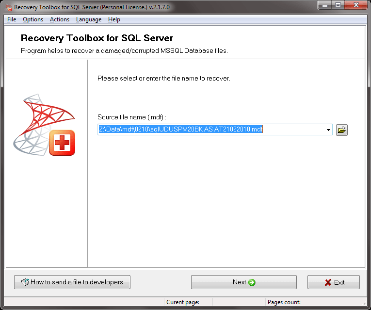 Ошибка при восстановлении sql. Recovery toolbox for sql 2.4 ключ активации. recovery.