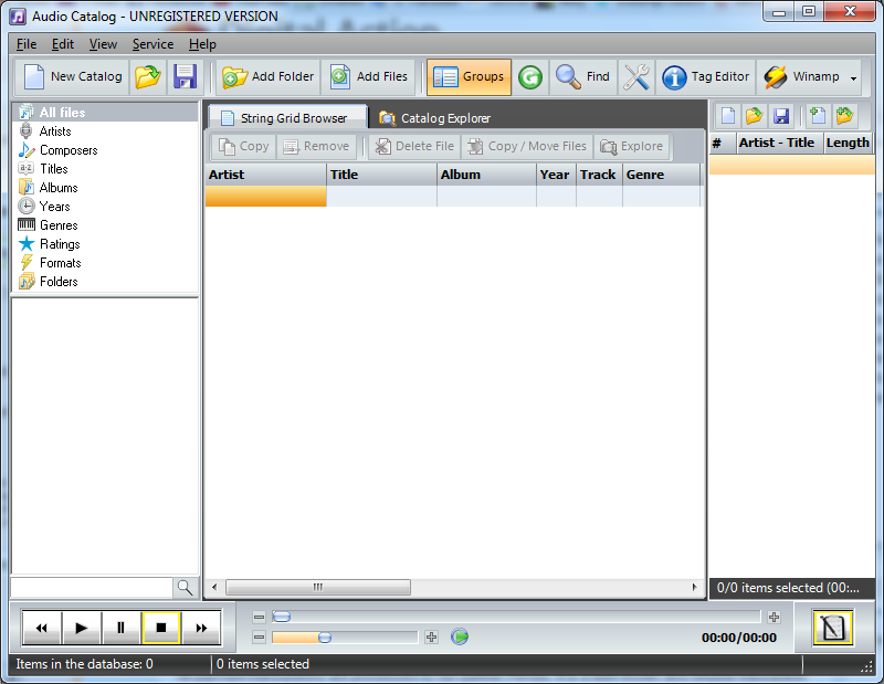 Audio Catalog - Screenshot #2