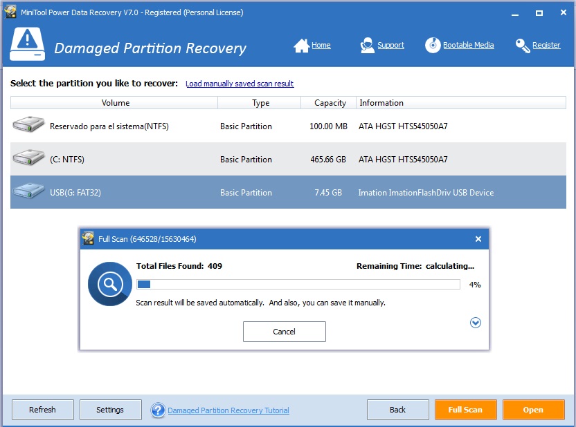 downloading MiniTool Power Data Recovery 11.7